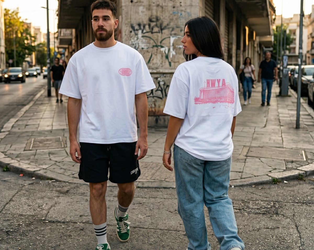 HWYA branded apparel creative